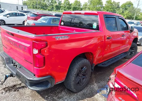 2021 Chevrolet Silverado 1500 4Wd Short Bed Custom Trail Boss from USA, damaged, VIN 1GCPYCEL2MZ199128